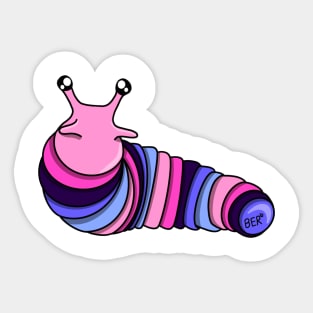 Omnisexual Pride Fidget Slug Sticker